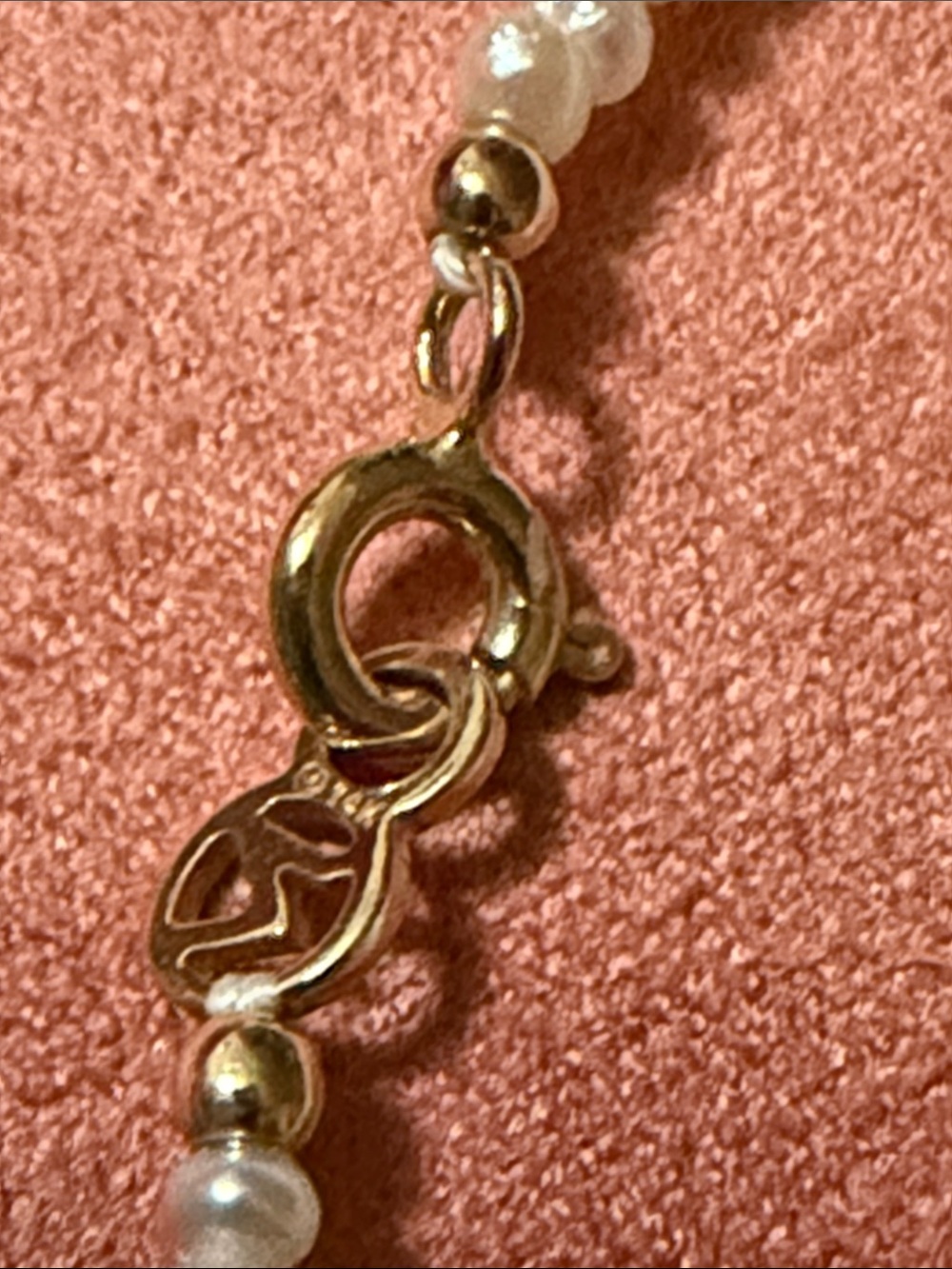 Mejuri MICRO PEARL BRACELET 14K gold size 6 inches MEJURI Pearl bracelet - Picture 6 of 10